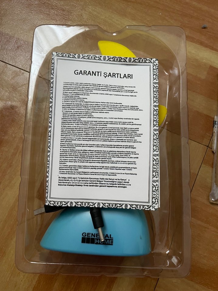 Pastel Mavi Mini Masa Vantilatörü - Görsel 3