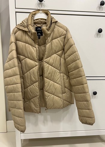 Mavi Jeans Bej Kadın Midi Mont Fermuarlı