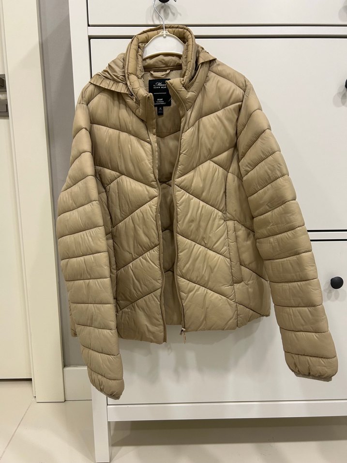 Mavi Jeans Bej Kadın Midi Mont Fermuarlı - Görsel 2