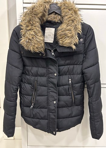 Bershka Kürklü Mont - Görsel 3