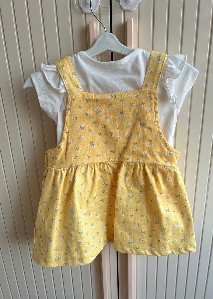 Kız Bebek Sarı Elbise - Görsel 2