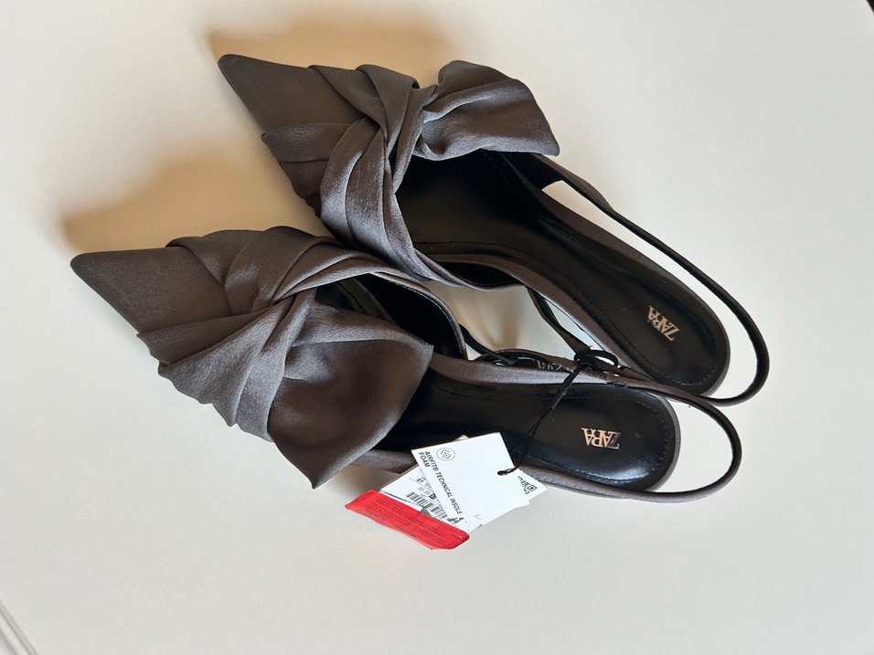 Zara Gri Kadın Stiletto - Görsel 2