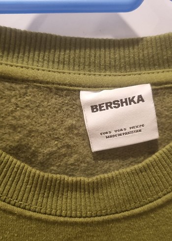 Bershka Yeşil Kadın Salaş Sweatshirt