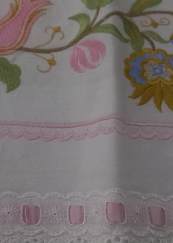 Nakışlı Pastel Renkli yastık kılıfı sıfır - Görsel 2