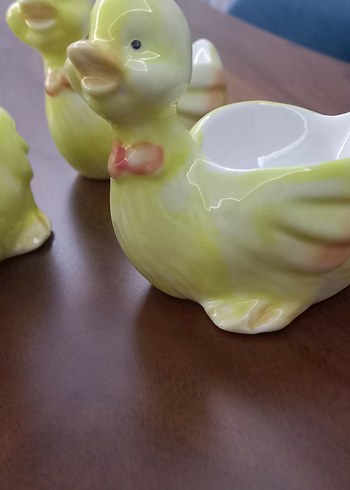 Sarı Pastel Renkli Ördek Figürleri - Görsel 2