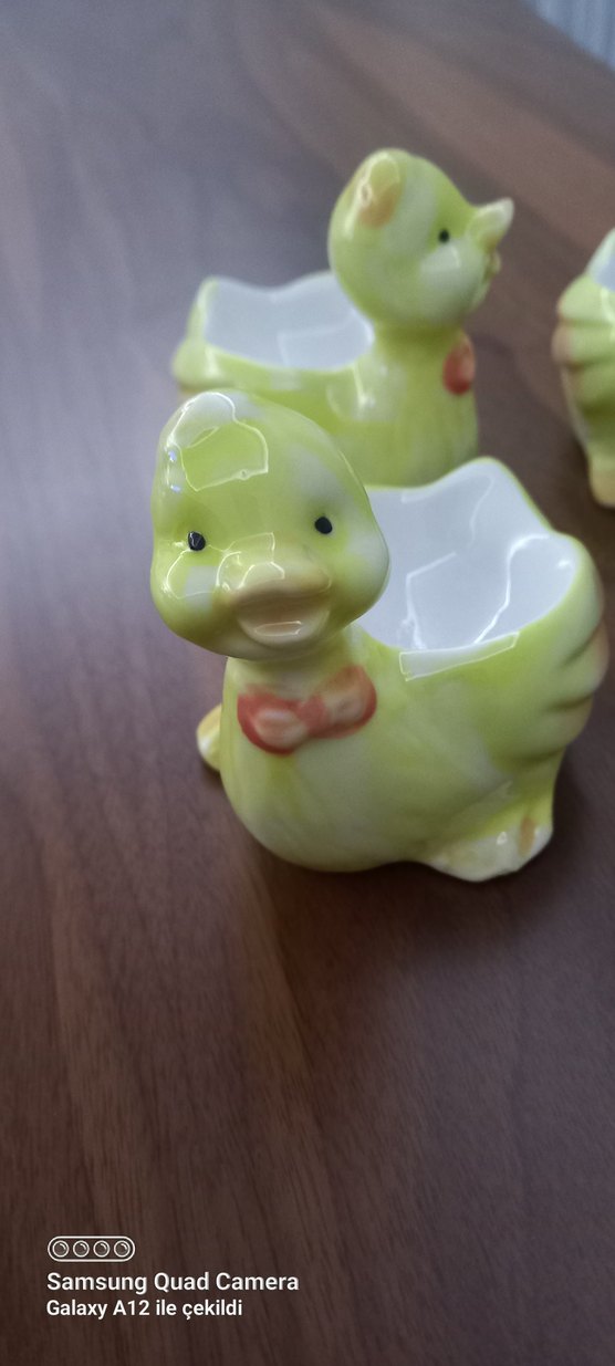 Sarı Pastel Renkli Ördek Figürleri - Görsel 4