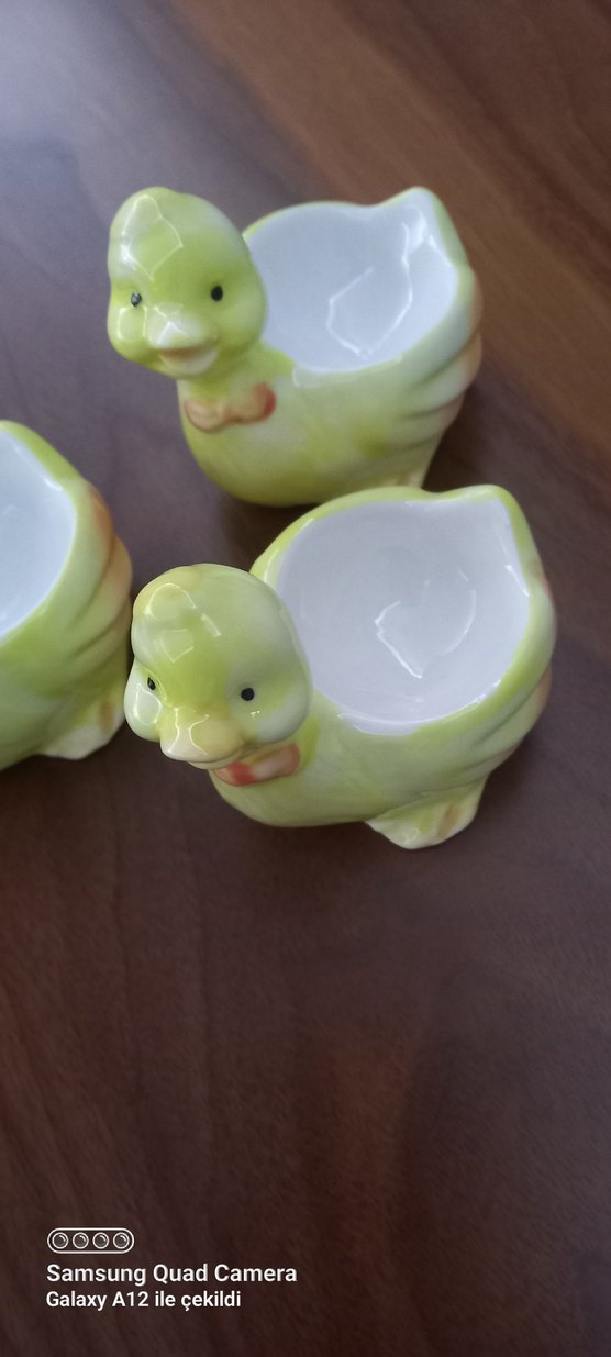 Sarı Pastel Renkli Ördek Figürleri - Görsel 5