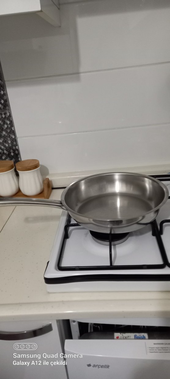 Gri Paslanmaz Çelik Tencere - Görsel 3