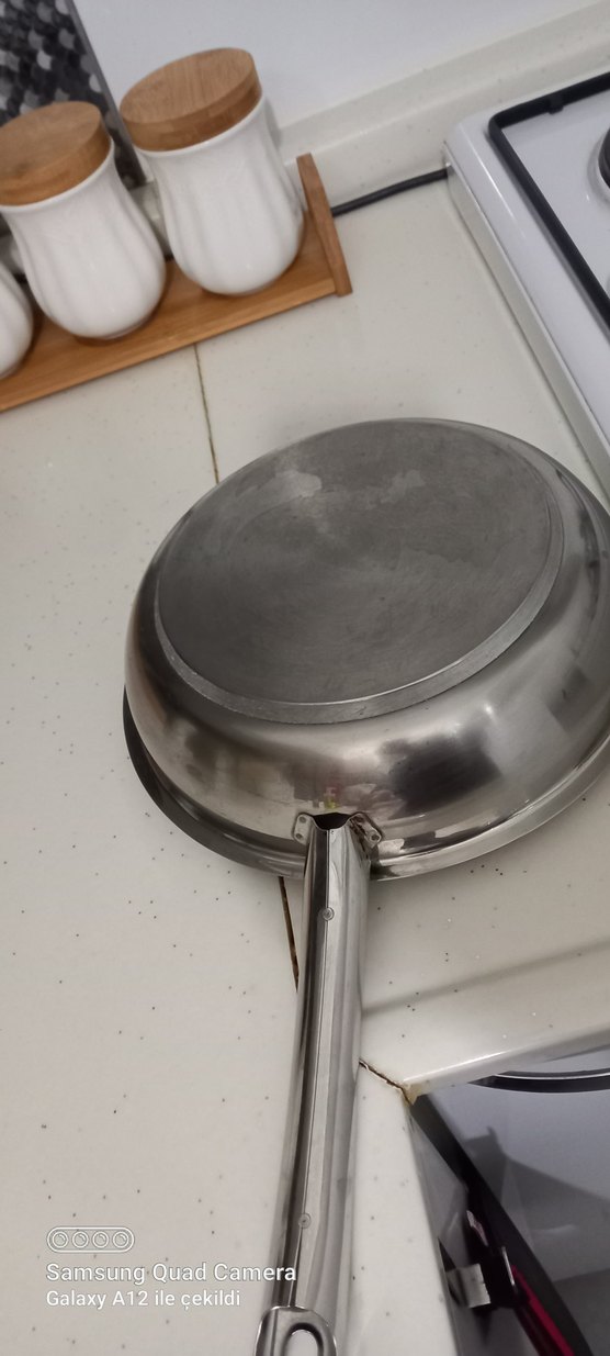 Gri Paslanmaz Çelik Tencere - Görsel 4