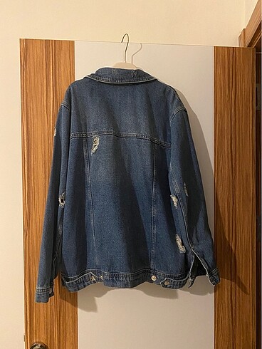 m Beden mavi Renk Stradivarius kot ceket