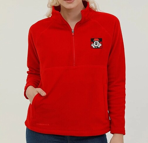Kırmızı Zip Polar