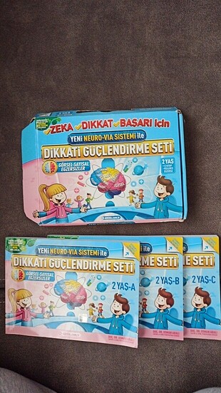 2 yaş Dikkati güçlendirme seti 