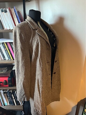 40 Beden kahverengi Renk vintage ceket