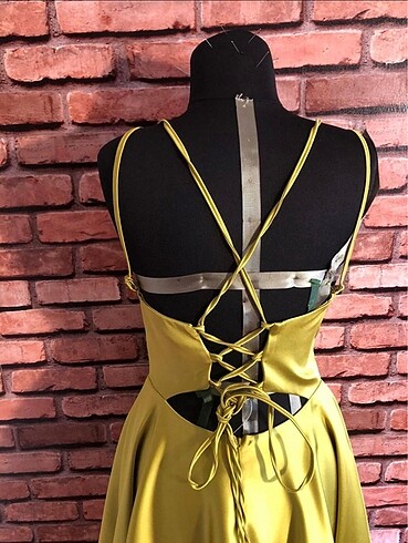 38 Beden yeşil Renk alfabeta model mini abiye