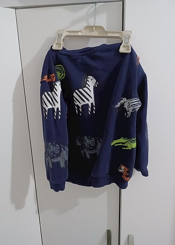 Desenli Erkek Çocuk Sweatshirt ve pantolon - Görsel 6