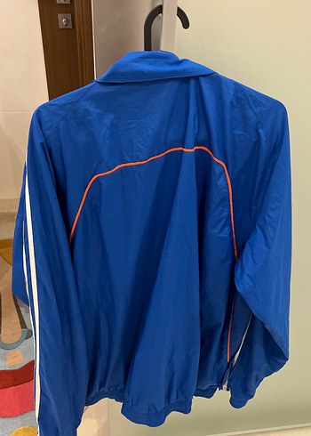 Mavi Adidas Erkek Spor Rüzgarlık Ceket - Görsel 6