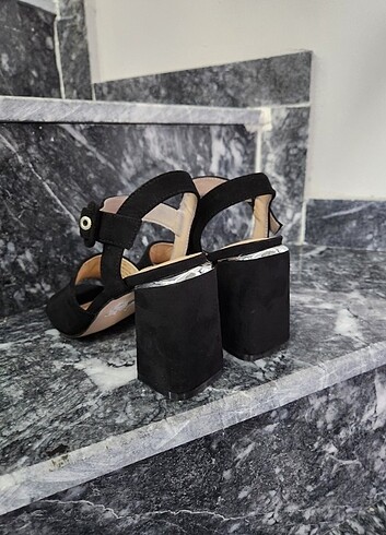 36 Beden Nine West kalın topuklu ayakkabı