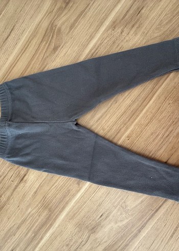 Kızlar için Gri Denim Tayt