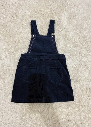 5 Yaş Beden lacivert Renk Kız Çocuk kadife h&m salopet elbise
