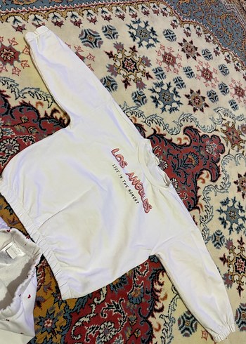 Beyaz Baskılı Kız Eşofman Takımı - Görsel 5