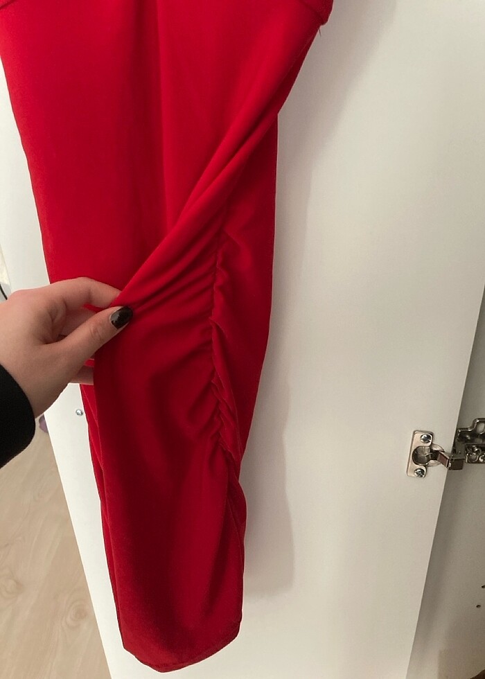 Büzgülü Elbise - Görsel 3