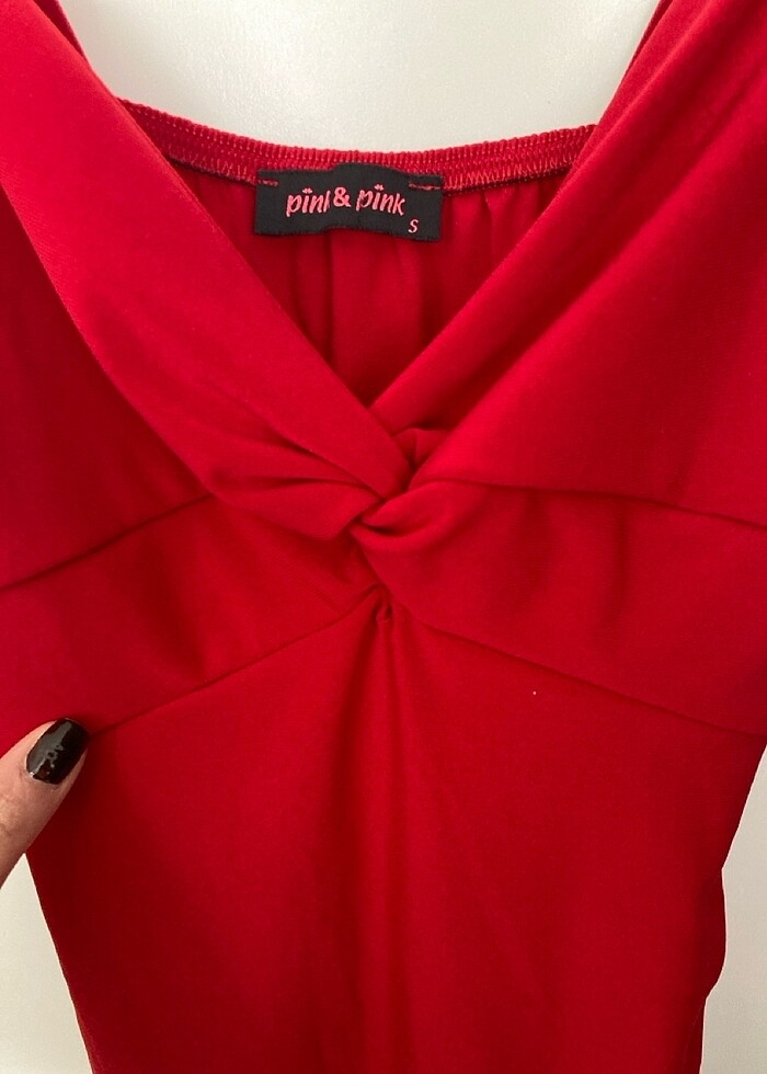 Büzgülü Elbise - Görsel 4