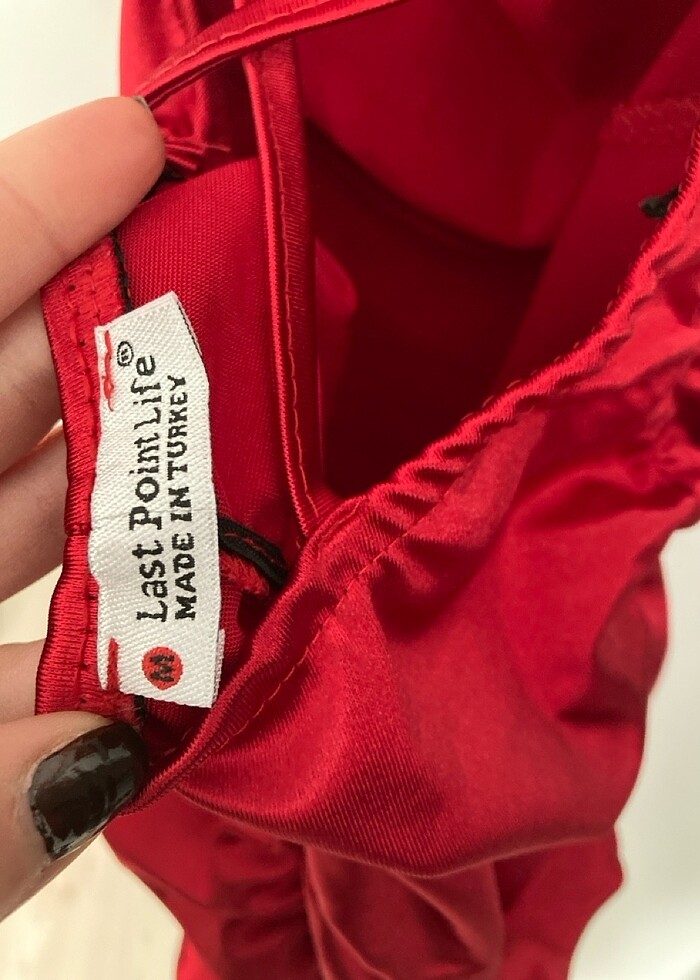 Saten Sırt Dekolteli Elbsie - Görsel 4