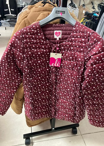 Bordo Düğmeli Uzun Kollu Kadın Ceket - Görsel 3