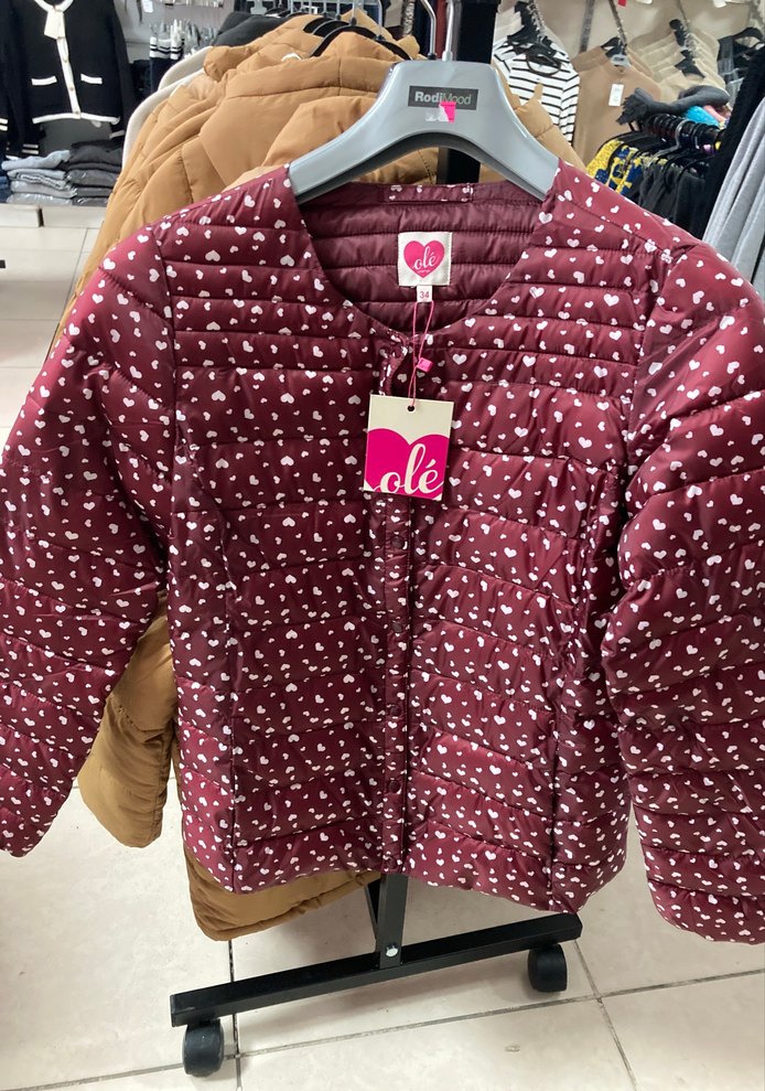 Bordo Düğmeli Uzun Kollu Kadın Ceket - Görsel 3