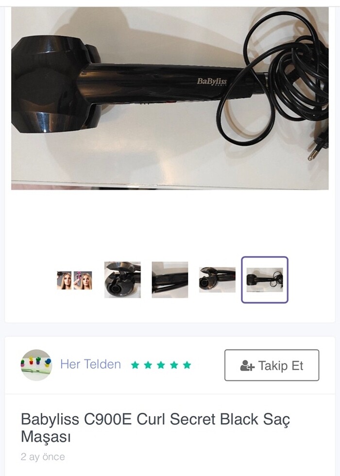 BABYLISS CURL SECRET OTOMATİK SAÇ MAŞASI - Görsel 2