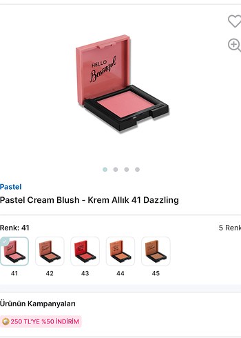 Pastel cream blush allık - Görsel 3