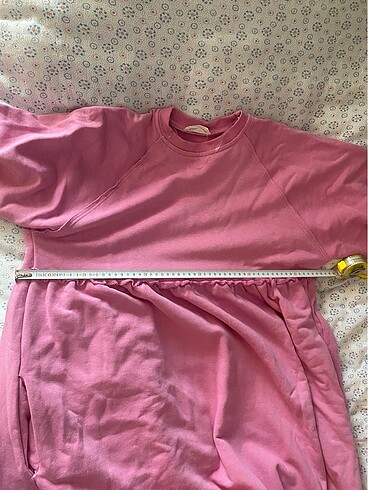 manuka sweatshirt elbise pembe - Görsel 2