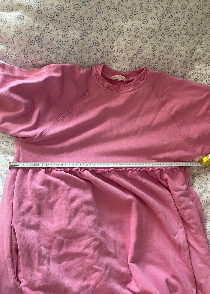 manuka sweatshirt elbise pembe - Görsel 2