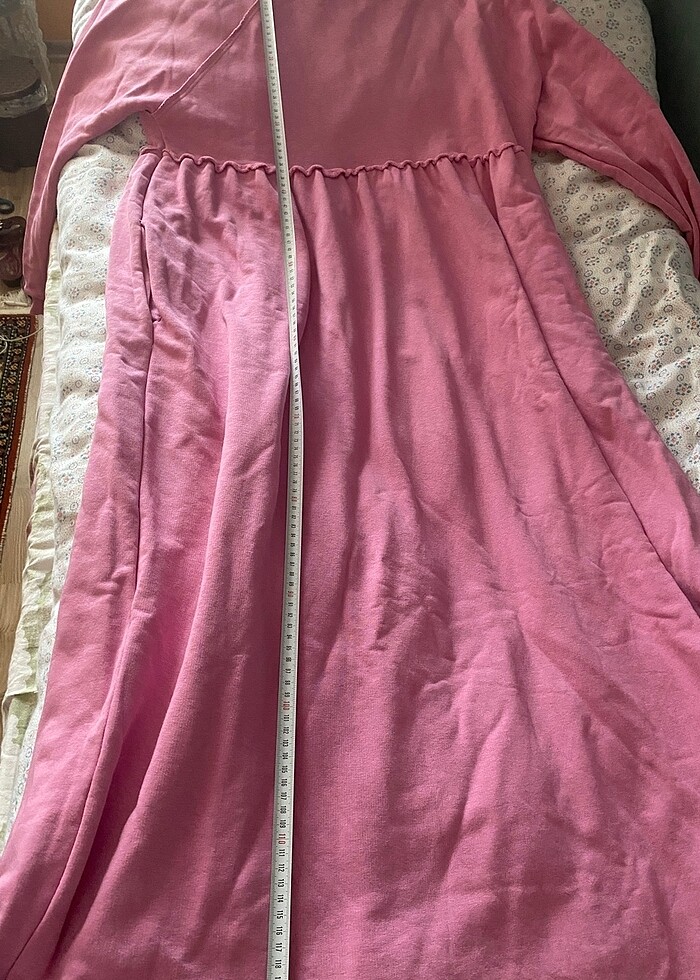 manuka sweatshirt elbise pembe - Görsel 4