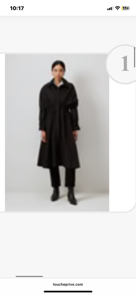 Kadın Haki Uzun Keten Salaş Trençkot - Görsel 4