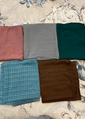 5 pamuk eşarp - Görsel 3