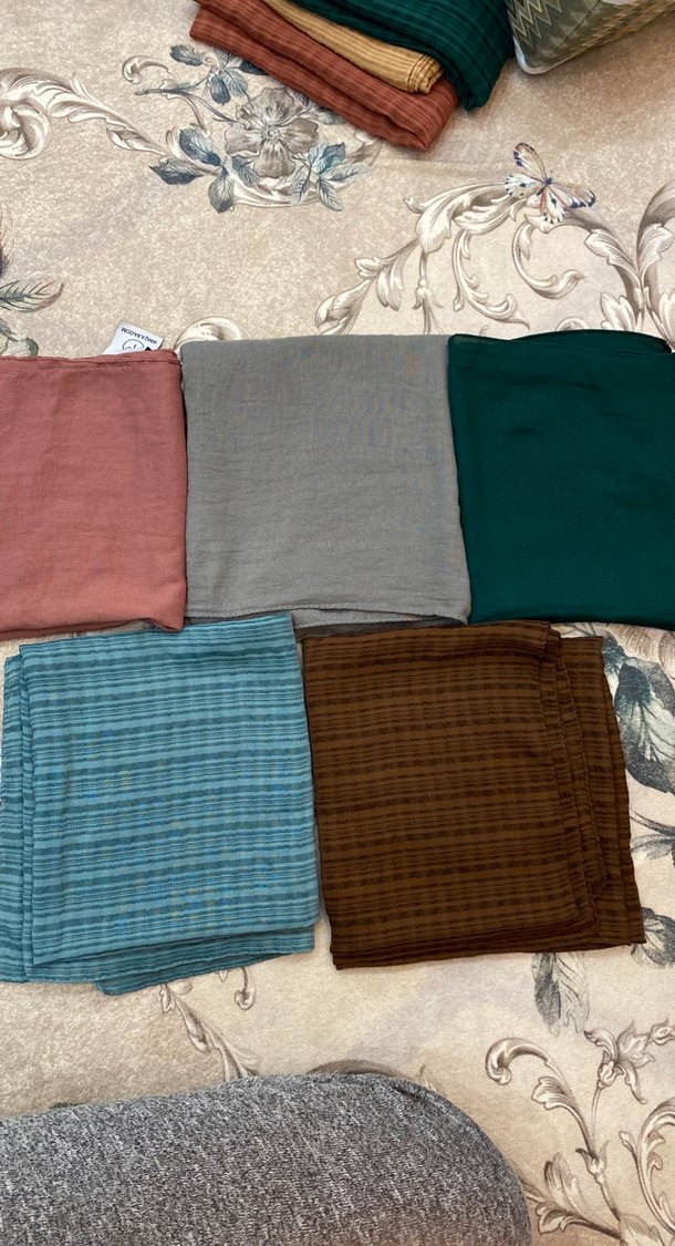 5 pamuk eşarp - Görsel 3