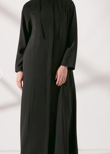 Kadın Siyah Uzun ferace - Görsel 4