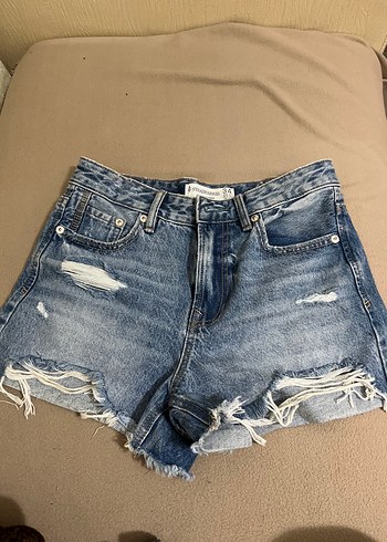 Stradivarius Mavi Denim Sort