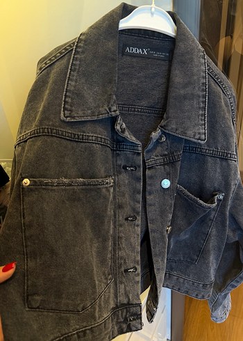 Addax Siyah Denim Ceket