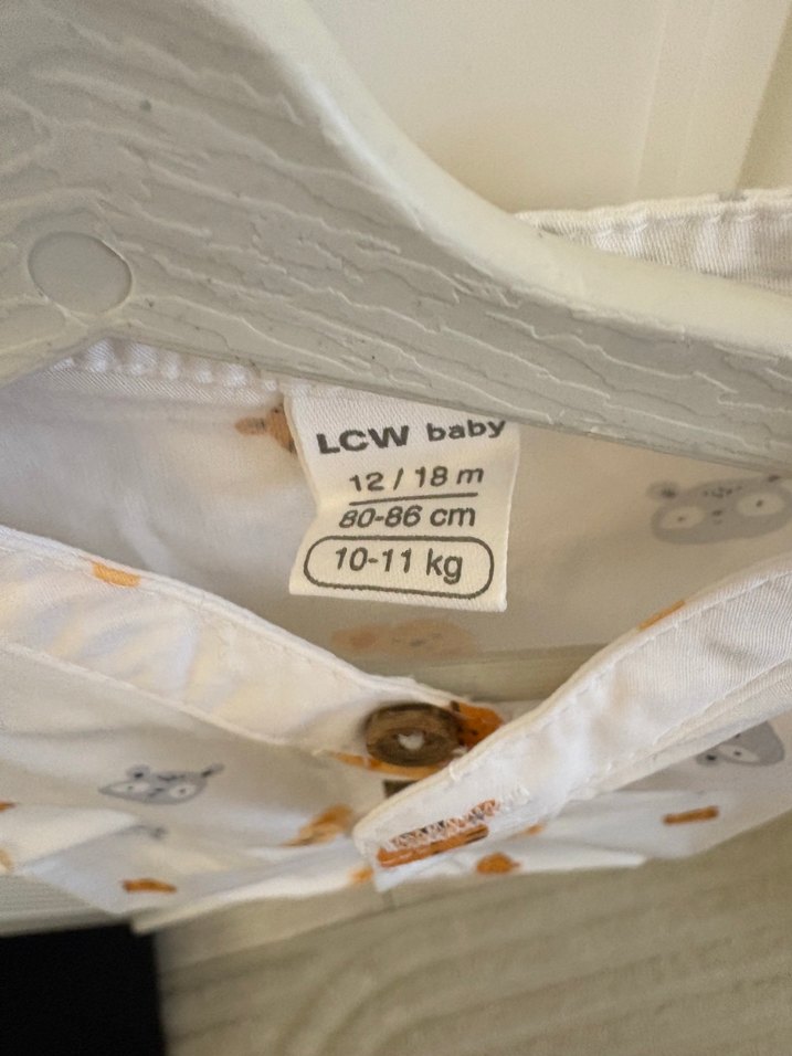 LCW erkek bebek Kısa Kollu Baskılı Gömlek - Görsel 3