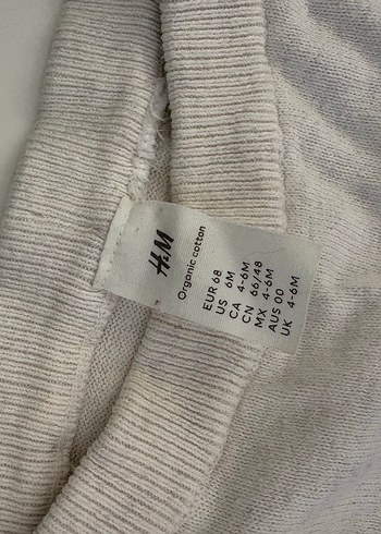 Bej Organik Pamuklu H&M erkek bebek triko tayt - Ana görsel