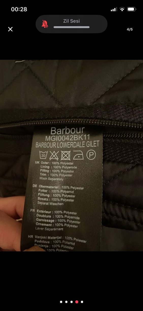 Yelek erkek Barbour marka - Görsel 4