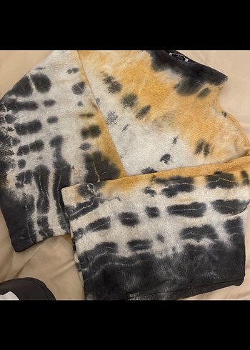 Bohem Batik Desenli Triko Kazak - Görsel 2