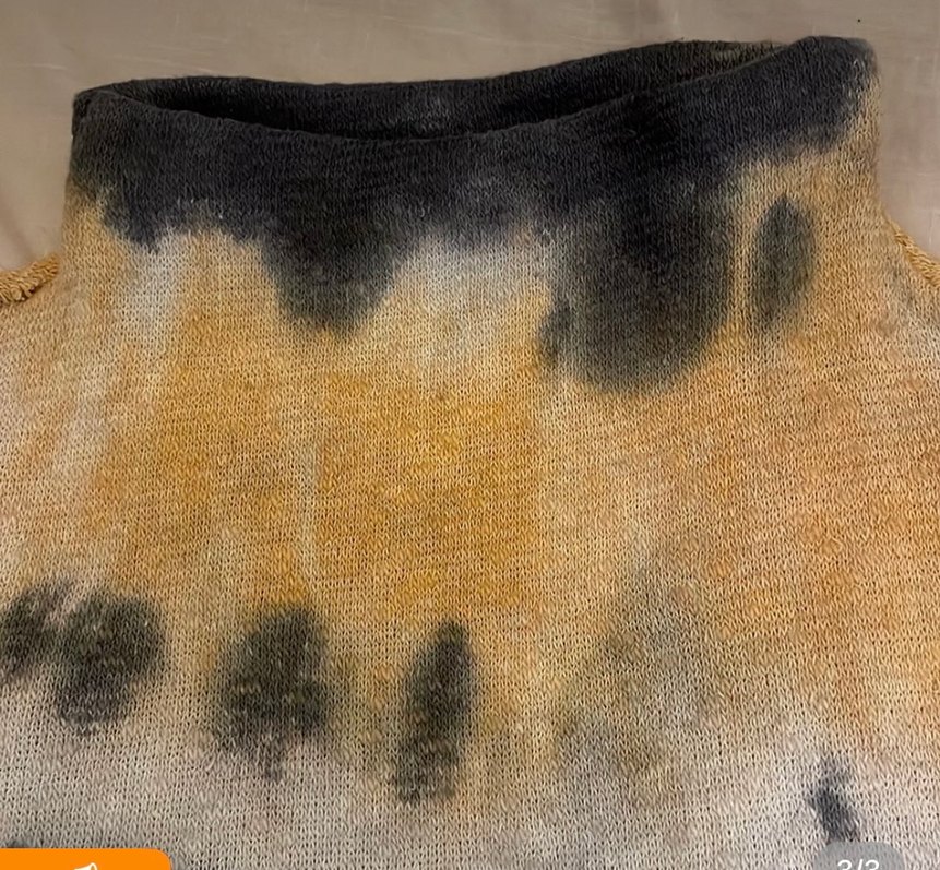 Bohem Batik Desenli Triko Kazak - Görsel 3