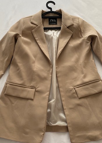 Zara Bej Zara Blazer Ceket