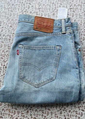 Levis 501 Original Fit Acik Mavi Jean