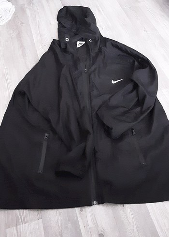 Nike Siyah Kapusonlu Spor Ceket