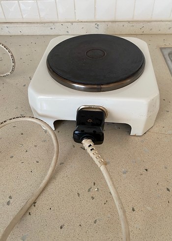 Beyaz Elektrikli Tekli Ocak