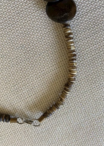 Zara Ahşap Boncuklu Bohem Kadın Kolye